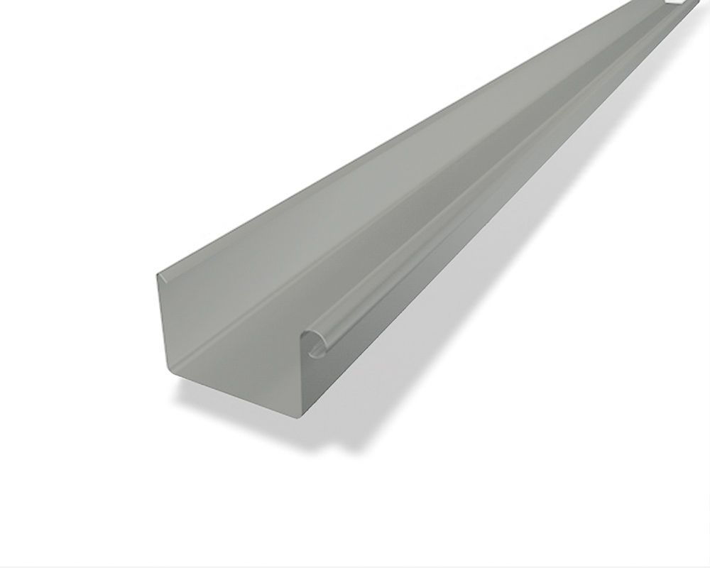 PREFA Kastenrinne à 6 M 333 mm Zinkgrau 26319908 - PREFA Dachentwässerungssysteme