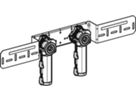 Dose 90° 20mm-1/2" 651.791.00.3 vormontiert 153mm, mit MasterFix - Geberit FlowFit-Rohre/Formstücke