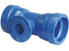 2-Muffen-T-Stück MMA System BLS Abgang Flansch DN 125/125 - Frischhut Steckmuffenformstücke