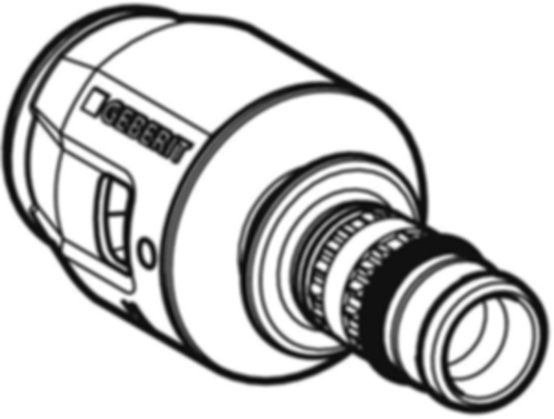 Übergang 25mm-26mm 652.673.00.1 auf Mepla - Geberit-Push Fit-Formstücke