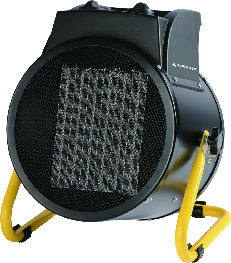 Keramikheizer Rockair Ceramic 5000, 5kW 400V/50Hz, Kabel 1.2m, Stecker CEE 16/5, 588m3/h - Klima