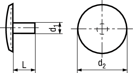 Abdeckkappen für Senk-Holzschrauben BN2038 2,5-15black - Bossard Schrauben