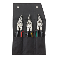 ERDI Figuren-Scheren Set in Rolltasche DSET16 , L=240mm - Spenglerwerkzeuge