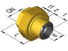 sudoFIT Verschraubung mit IG flachdichtend 1" x 28 mm 9051.2811 - Nyffenegger Armaturen