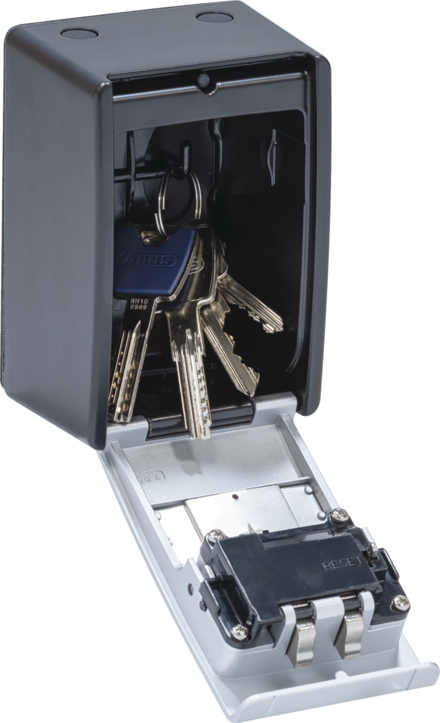 KeyGarage 787 BIG für Wandmontage ABUS Schwarz/Silber 84x102x62mm - Schlüsselzubehör