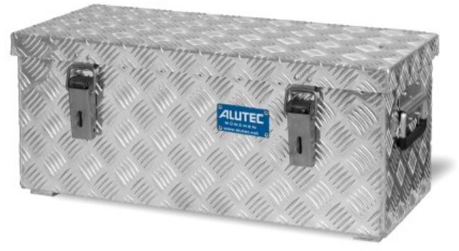 Alutec Aluminiumbox Extreme 37 Riffelblech 3 mm 37 L 622x275x270 - Werkzeugkoffer,Sortimentskoffer,Behälter