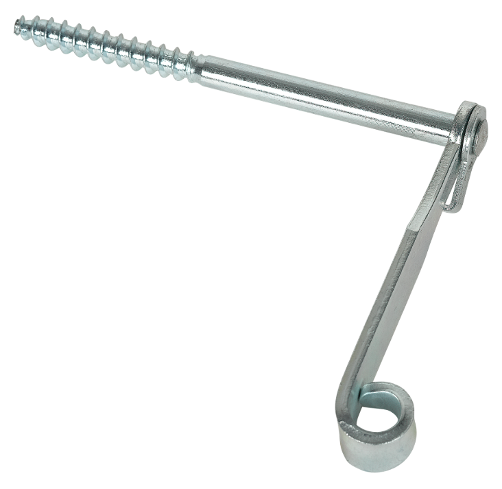 SANER Jalousievorreiber, Stahl 150x110 mm, Gewinde 10mm, verzinkt - Jalousiebeschläge