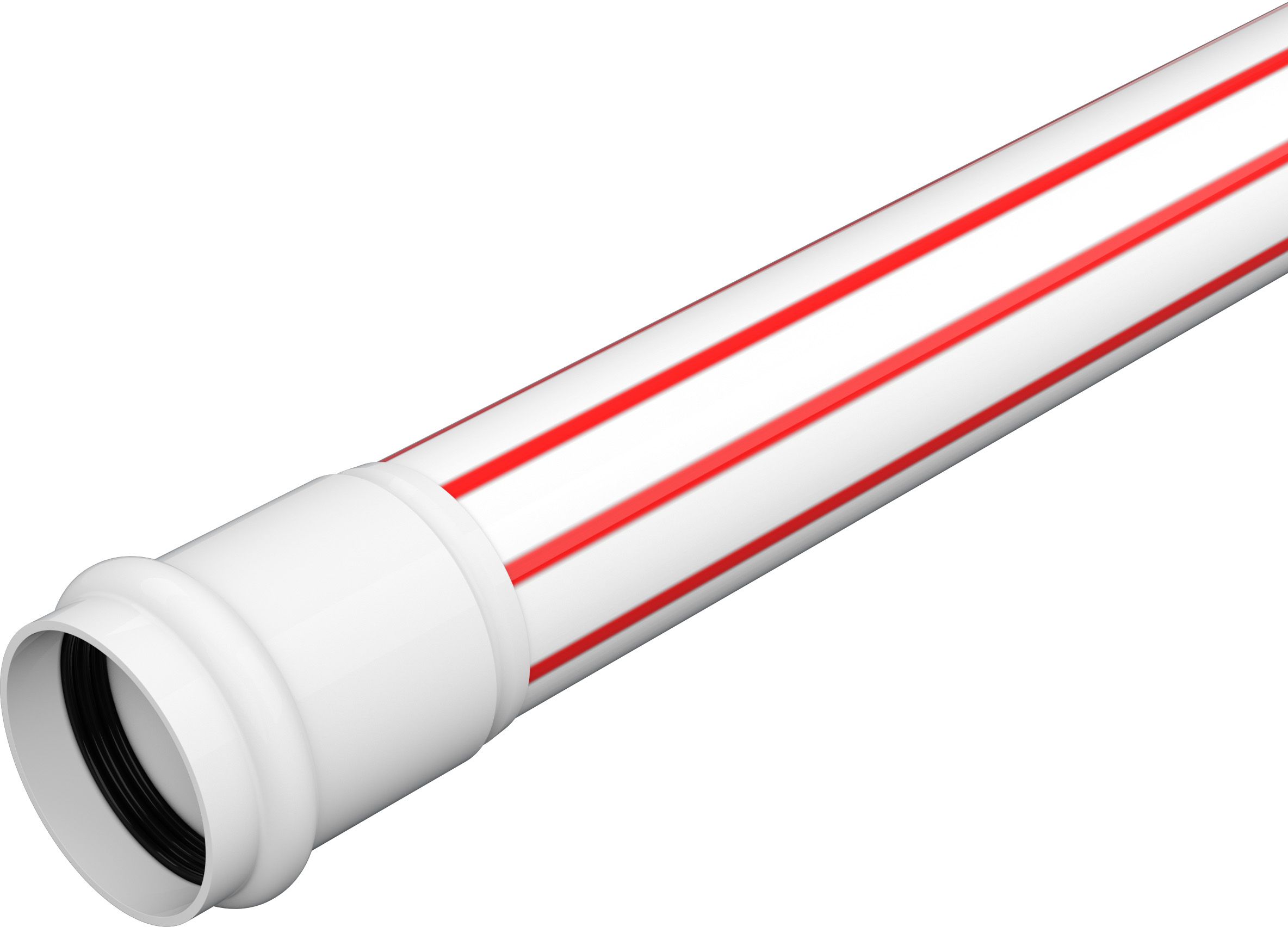 NW: 92/80 L: 10m - Streng LDPE Kabelschutzrohre gemufft
