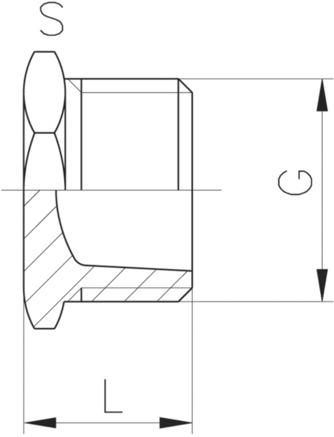 Stopfen 1/2" 721 960 906 - GF Hart PVC-U Formstücke