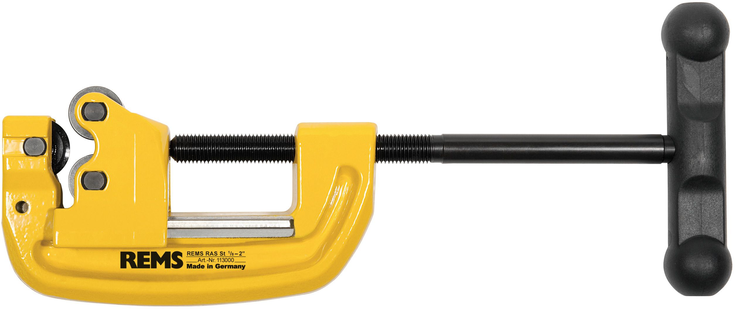 REMS Rohrabschneider, für Stahlrohre 8mm 113000, RAS St 1/8"- 2", Ø 10-60mm - Sanitärwerkzeuge