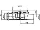 Ablaufkörper Easyflow Flatline DN 50 Kunststoff waagrecht 2505.00.00 - ACO Passavant Entwässerungstechnik