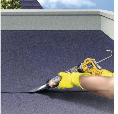 Sika BlackSeal BT, Bitumen-Abdichtung Kartusche à 300ml, schwarz - Dichten