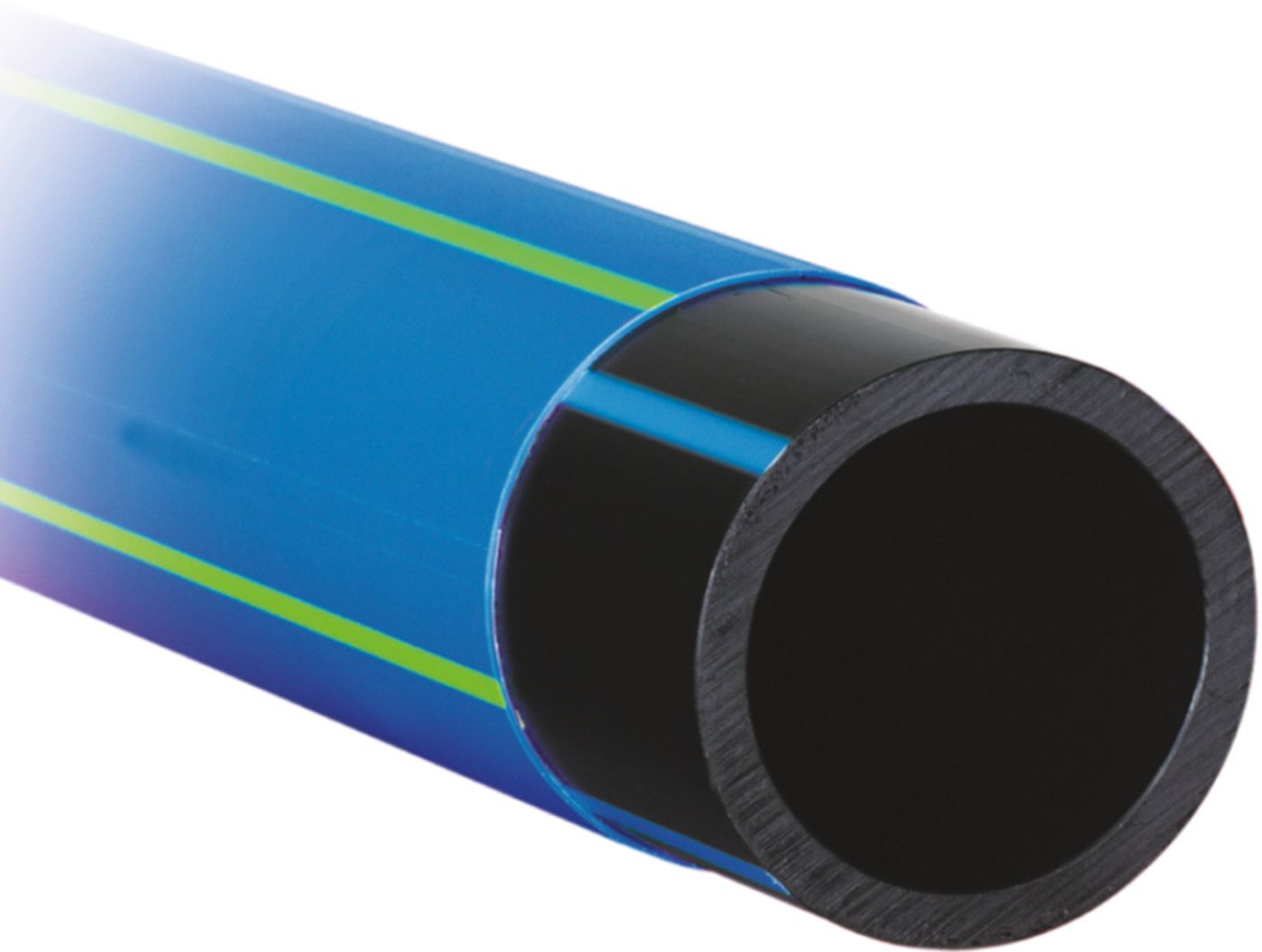 Gerofit-Druckrohr  Wasser  PE100 S8 d 140mm - Gerofit-Rohre in Stangen