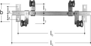 Halterung für Verteiler 5740.010 - JRG Sanipex-Rohre und Formstücke
