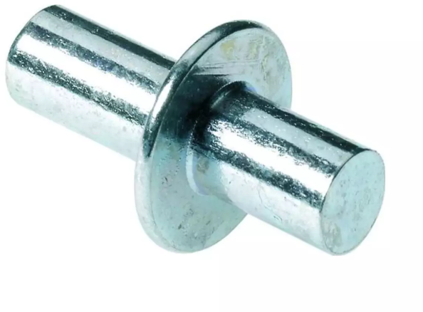 Hettich Tablarträger verzinkt, mit Flansch, D = 5mm à 20 Stk - Diverse Möbelbeschläge und Zubehör