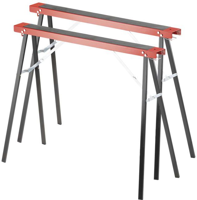 TECHNOCRAFT Klappböcke aus Stahl, mit Traggriff 2 Stk, 1000x800mm, 11 kg - Werkzeugkoffer,Sortimentskoffer,Behälter