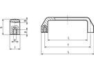 Bügelgriffe Elesa® M.543 schwarz BN14228 37291M.543/140B-M8 - Bossard Schrauben