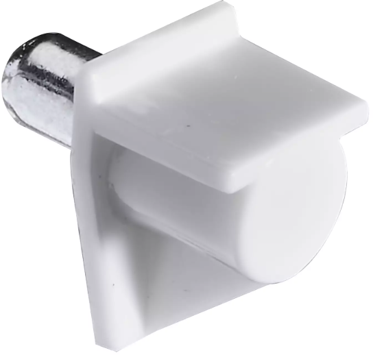 Hettich Tablarträger Safety Kunststoff, weiss, D = 5mm, à 20 Stk - Diverse Möbelbeschläge und Zubehör