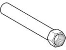 Übergang mit IG 22 x 1/2" 90935 mit Steckende lang - Mapress-Sanitär-Presssystem-Formstücke