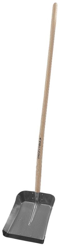 Wegmacherschaufel ALU mit Federstahlmesser B: 300mm , mit Stiel - Bauwerkzeuge