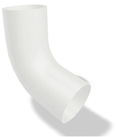 Rohrbogen 72° Ø100 mm P.10 prefaweiss 202445 - PREFA Dachentwässerungssysteme