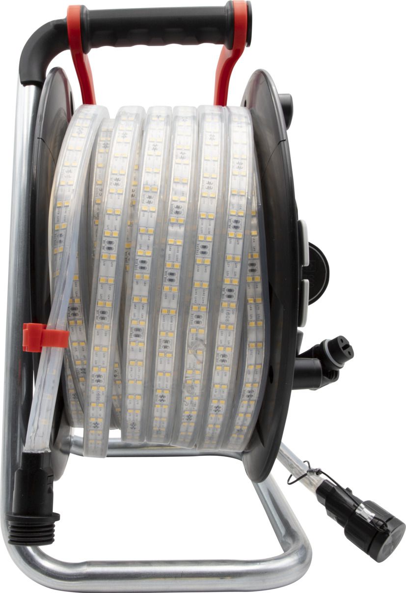 BRENNENSTUHL LED-Lichtschlauch BS2540SI D 25m, 2-seitig, 4000K, auf Trommel - Lampen, Leuchten
