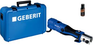 Presswerkzeug ECO203 (2) 691.024.P3.1 im Koffer, Netzbetrieb, mit FlowFit Einsatz - Geberit Werkzeuge und Zubehör