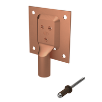 Anschlusset f.Blech f.6-kant-Pressung CU AF 275.054.000 / AV 7 f.Draht 6 mm - AF Blitzschutzprogramm