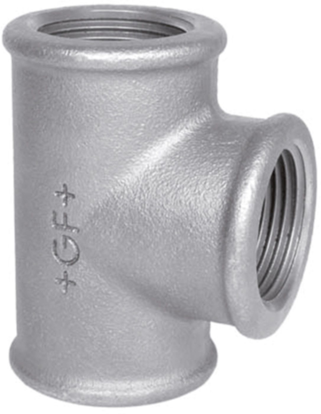 T-Stück 130 S 11/2" 770 130 108 - GF schw. Tempergussfittings