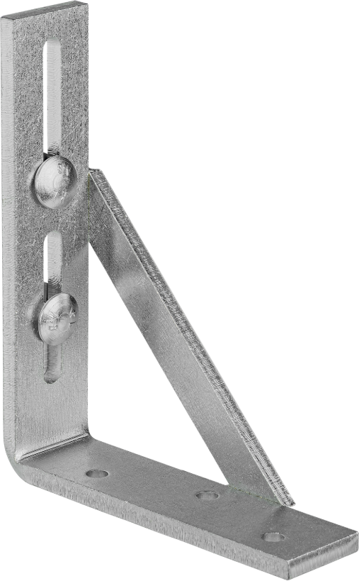 WEBI Doppelträger 323 D, Stahl 140x30x115mm, verzinkt, verstellbar - Schiebetür- und Schiebetorbeschläge