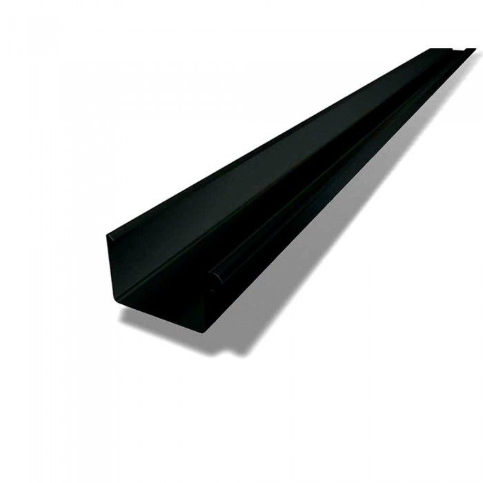 PREFA Kastenrinne à 3 M 333 mm P.10 Schwarz - PREFA Dachentwässerungssysteme