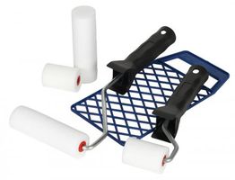 Farbroller-Set 5-teilig Moltopren 55 und 100 mm, für Heizkörper - Malerwerkzeuge