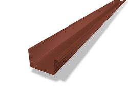 PREFA Kastenrinne à 6 M 333 mm Oxydrot 26319905 - PREFA Dachentwässerungssysteme