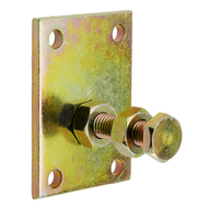 WEBI Laufschienenträger 331, Stahl 80x50mm, verzinkt, Ausl. 28-37mm - Schiebetür- und Schiebetorbeschläge