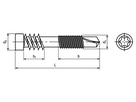 SPAX® Bohrsp I-6rd INOX A2 BN2060 5 x 44 (T25) - Bossard Schrauben