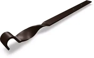 PREFA Überbügel für Aluminiumdachrinne 250-400 mm P.10 Nussbraun - PREFA Dachentwässerungssysteme