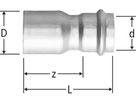 Industry-Reduktion 42mm x 22mm 80321.36 - Optipress-Industry Formstücke