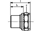 Löt-Übergang IG 7276 12- 3/8" 767 276 017 - GF Lötfittings