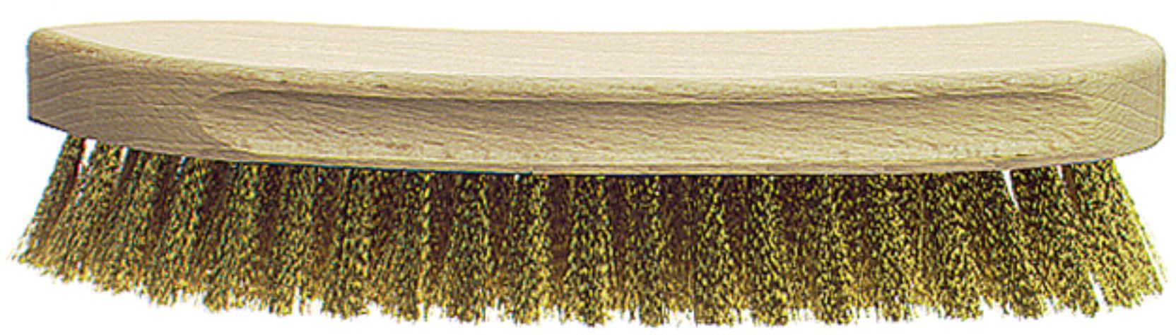 ZEINTRA Messingdrahtbürste B= 55mm, L= 210mm, H= 30mm, 5 Reihen - Bauwerkzeuge
