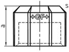 Kappe 300 V 2" 770 300 209 - GF verz. Tempergussfittings