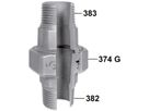 Verschraubung 344 V 2" m/Kegeld. 770 344 209 - GF verz. Tempergussfittings