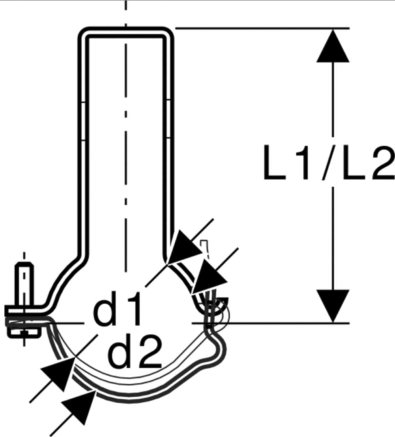 Pluvia Rohrschelle d 63mm 364.861.00.1 - Geberit-Dachentwässerung