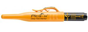 Pica INK Tieflochmarker schwarz, wasserfest - Auszeichnen