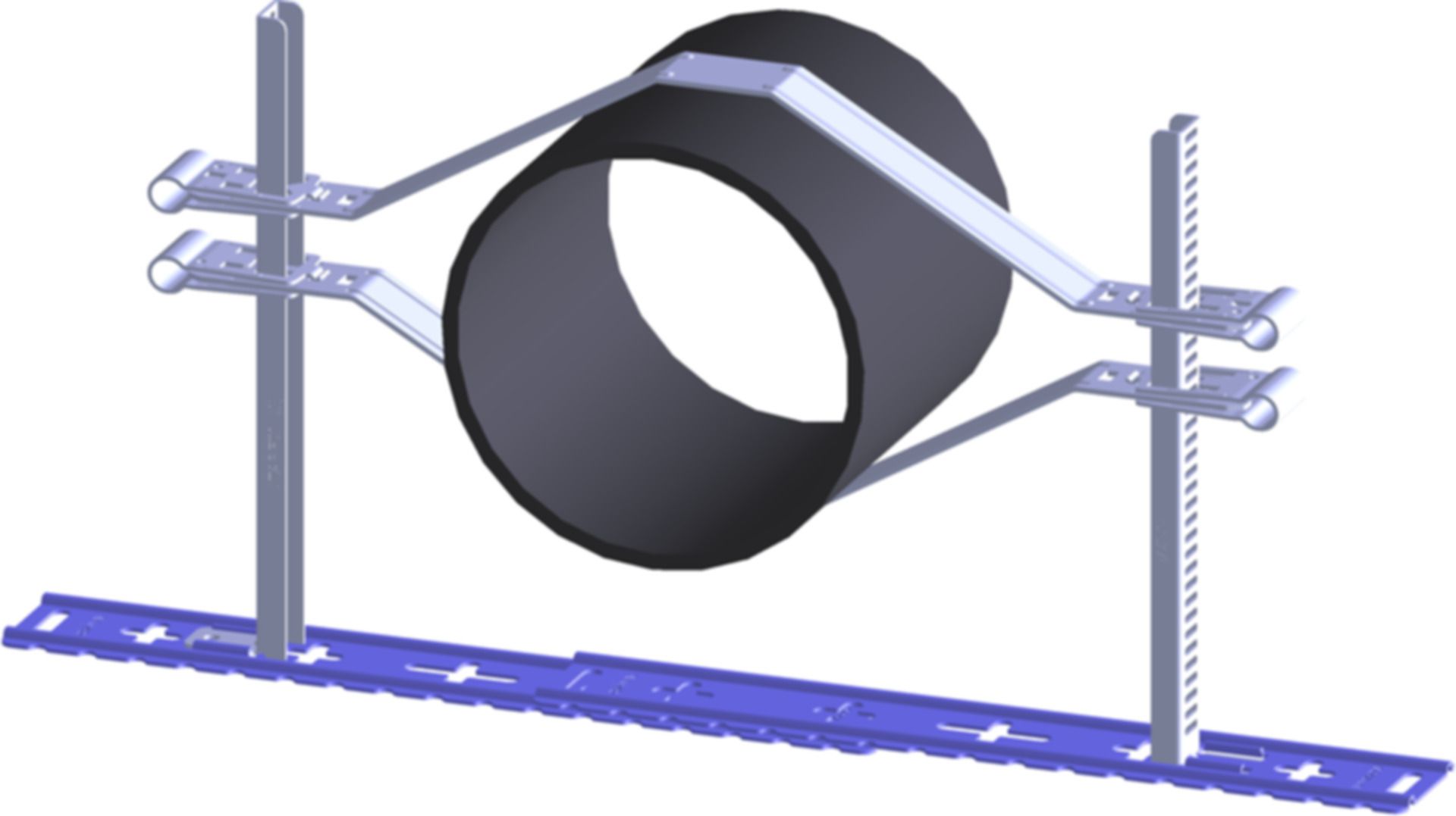 Starfix-Varioplate Typ 3 160-315mm 5190 - Schänis-Einlegerohrschellen Starfix