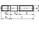 Stiftschr o Festsitz ~1,25d St vzb BN1434 DIN939FO M16x35 - Bossard Schrauben