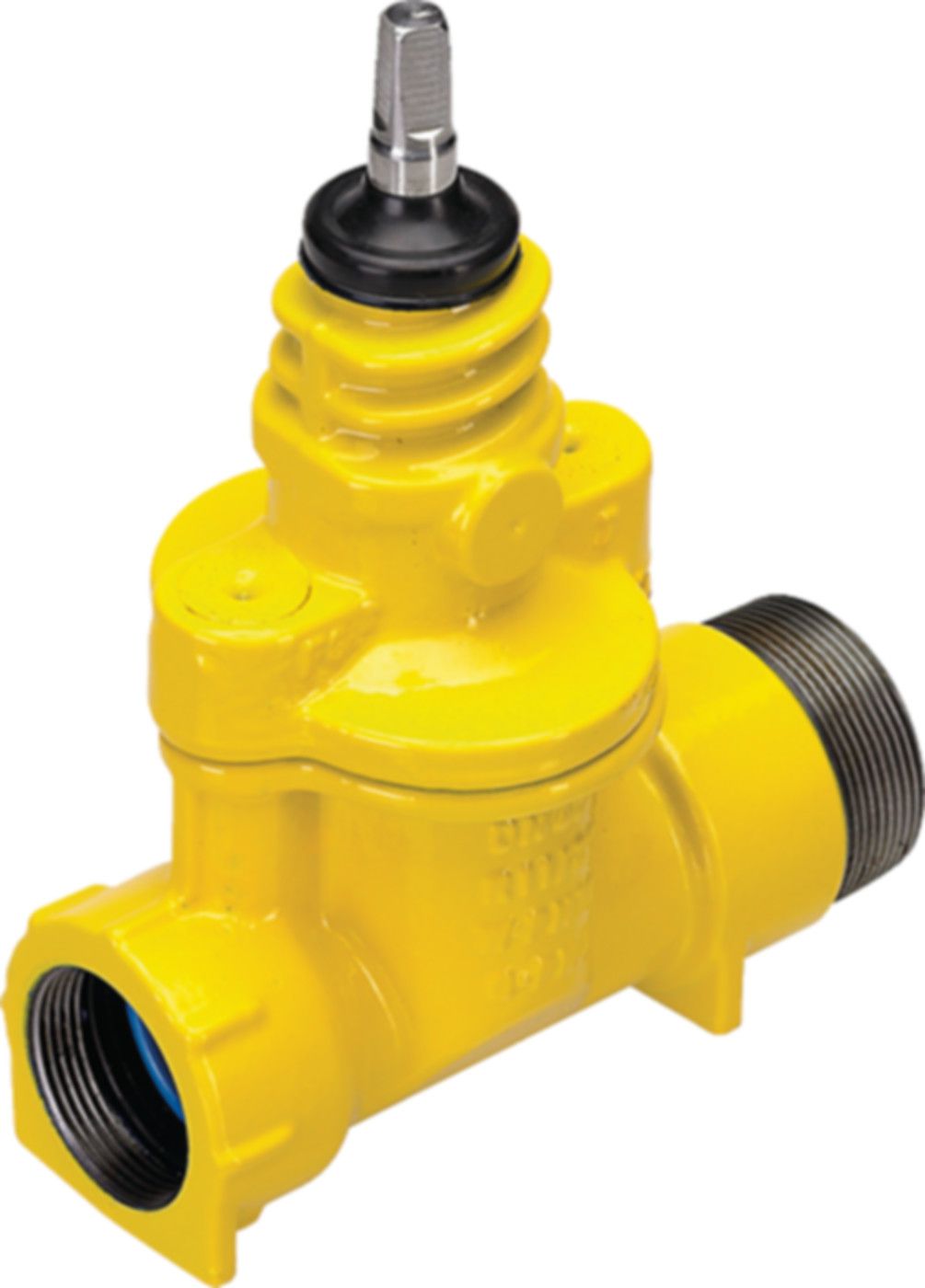 Hausanschlussschieber IG/AG für Gas 2525 2" - 2" - Hawle Hausanschluss- und Anbohrarmaturen