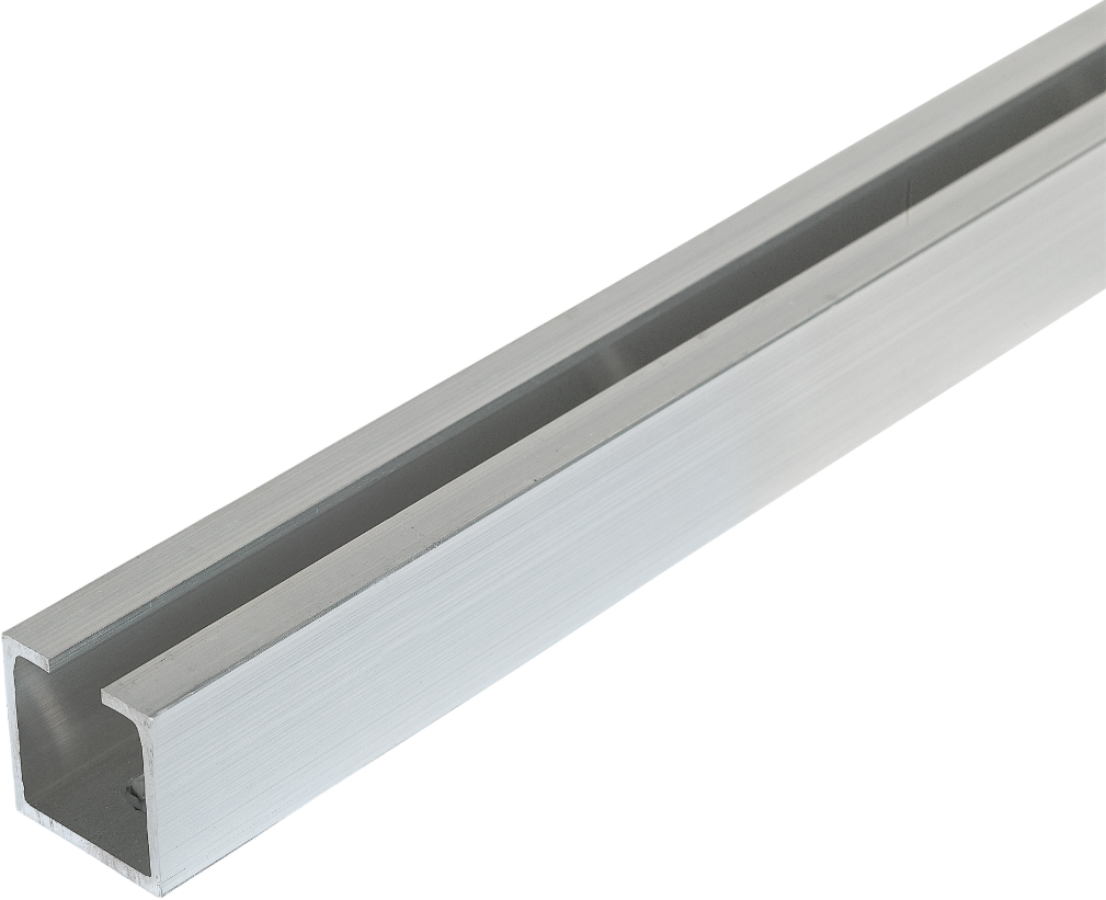 HAWA-PORTA Laufschiene, Porta 45/60/100 L=1700mm, Aluminium, gelocht - Schiebetür- und Schiebetorbeschläge