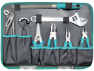 TECHNOCRAFT ABS-Werkzeugkoffer Pro Chrome 152 PB Swiss Tools 152-tlg.,1/4" 4-14 mm, 1/2" 10-32mm - Werkzeugkoffer,Sortimentskoffer,Behälter