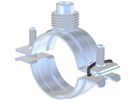 Universalrohrsch. Inox o/Gummi 63-69mm ohne Muffe, M8/M10/1/2" 50.108RK - Schänis-Rohrschellen + Zubehör INOX