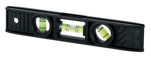 STANLEY Wasserwaage Torpedo Kunststoff L= 20cm, schwarz - Nivellieren